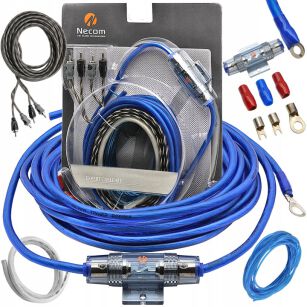 NECOM CK E10 - Zestaw instalacyjny kabli do wzmacniacza 10mm2