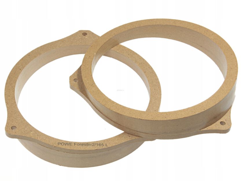 SUBARU Forester 2008-2013  - dystanse MDF pod głośniki 165mm