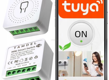 MINI PROGRAMATOR CZASOWY WŁĄCZNIK WiFi SMART TUYA TIMER 16A DOPUSZKOWY