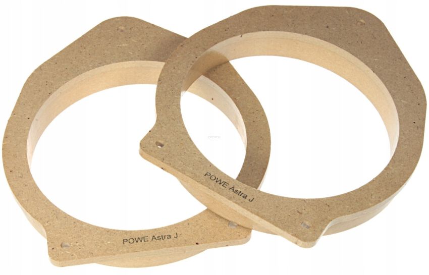 OPEL Astra J 2009-2019, Insignia A 2008-2017 - dystanse MDF pod głośniki 165mm